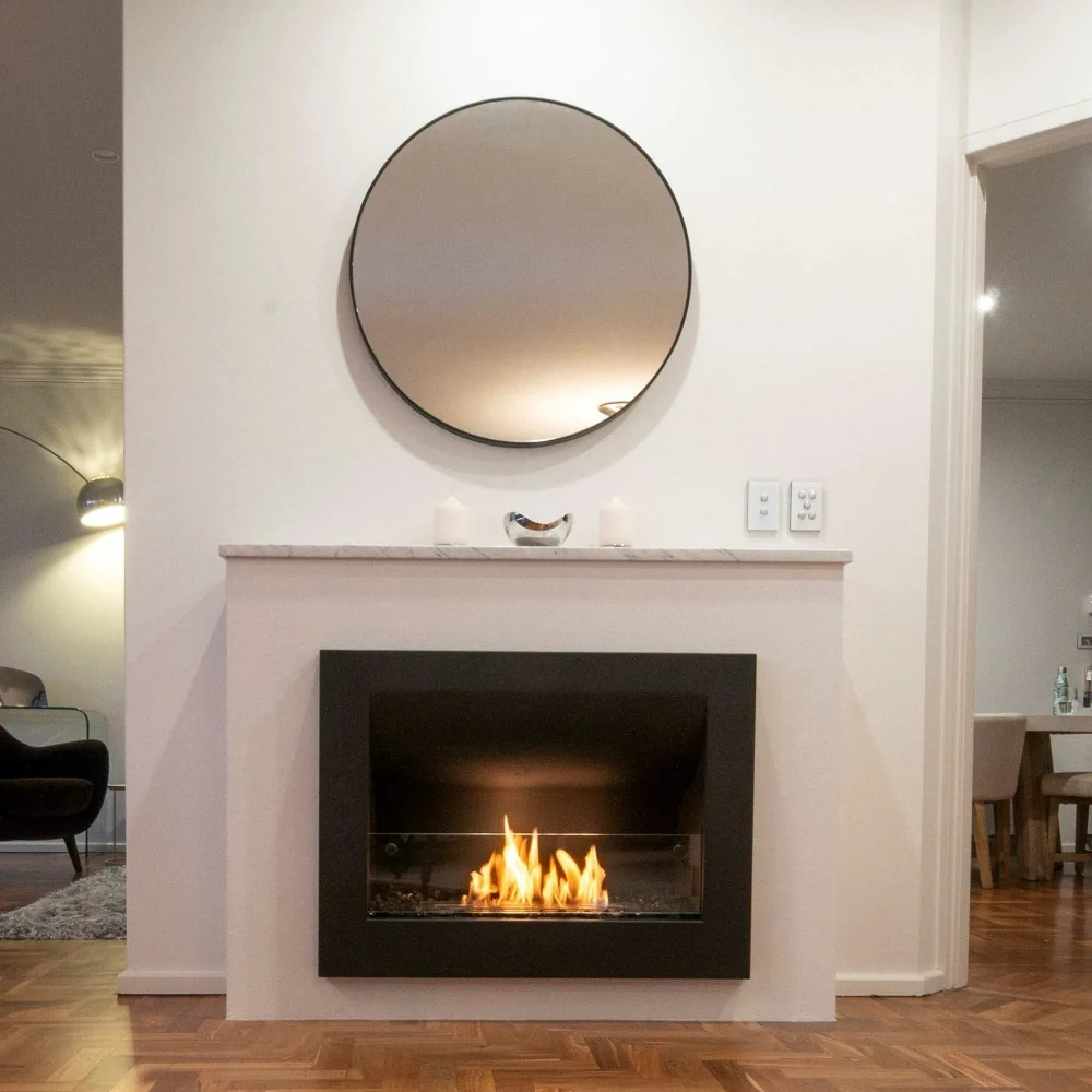 EcoSmart Curved Firebox Bioethanol Fireplace Insert - Image 5