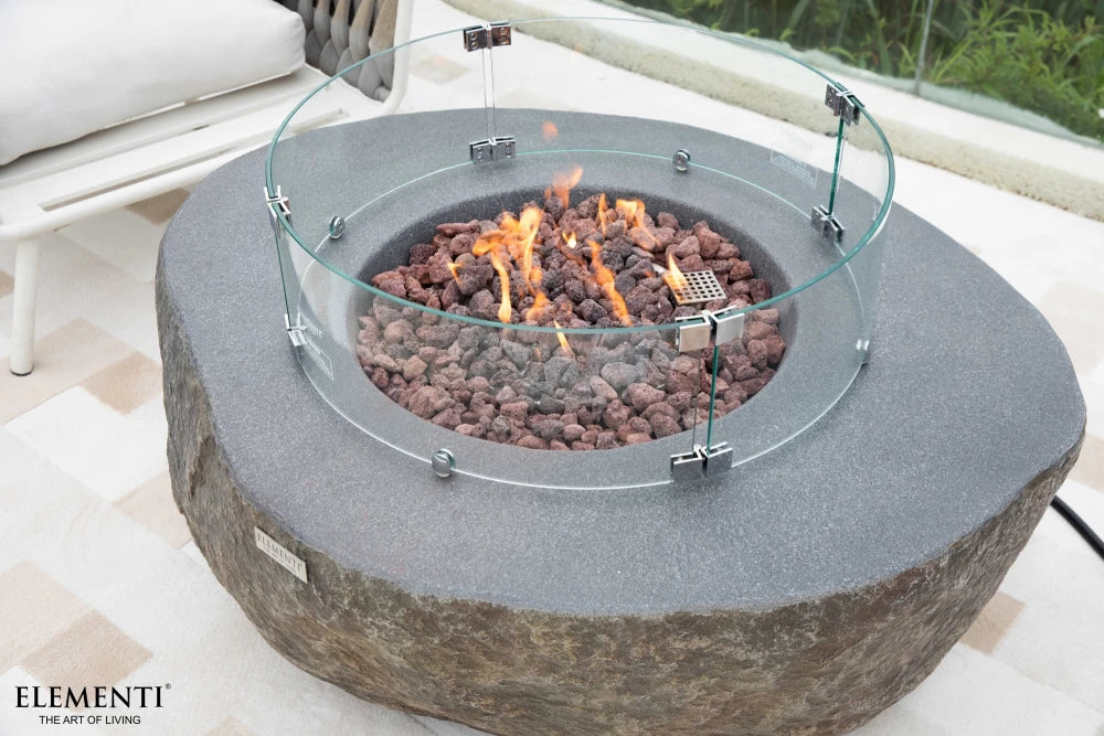Elementi Fire Boulder Fire Pit Table - Image 3