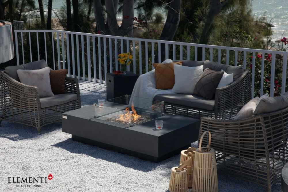 Elementi Fire Cannes Gas Fire Pit Table - Image 3