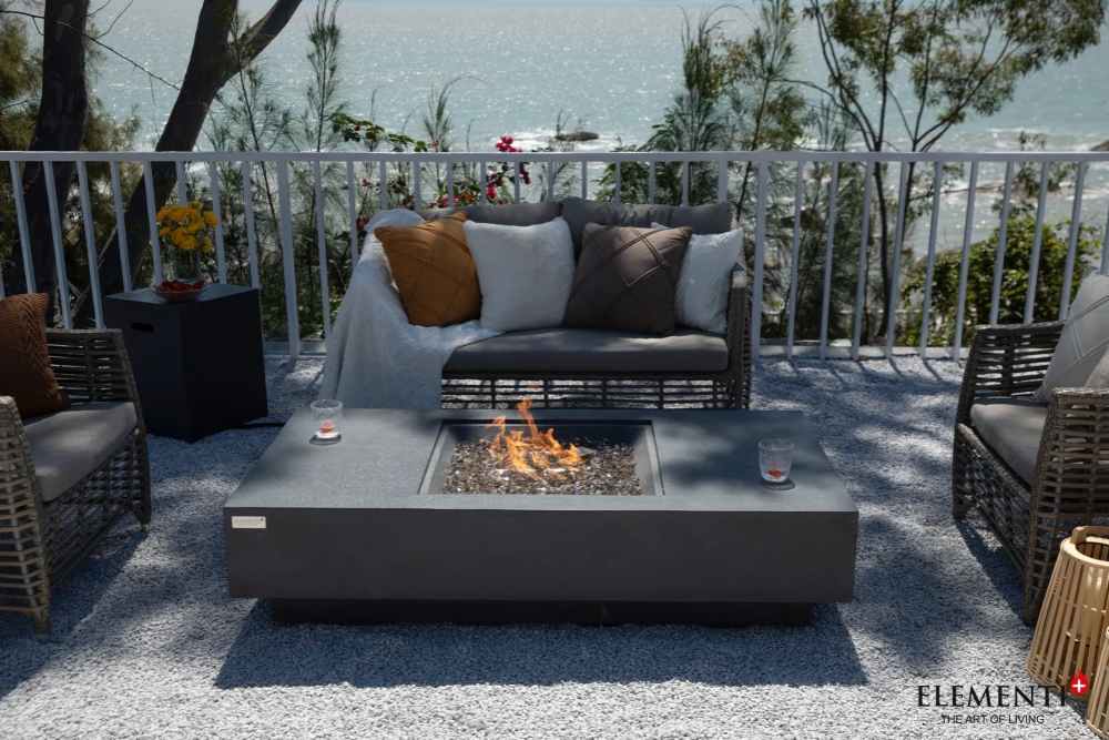 Elementi Fire Cannes Gas Fire Pit Table - Image 4