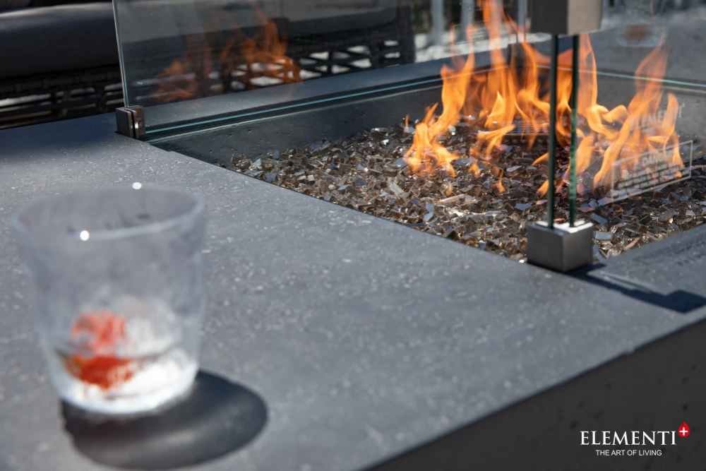 Elementi Fire Cannes Gas Fire Pit Table - Image 5