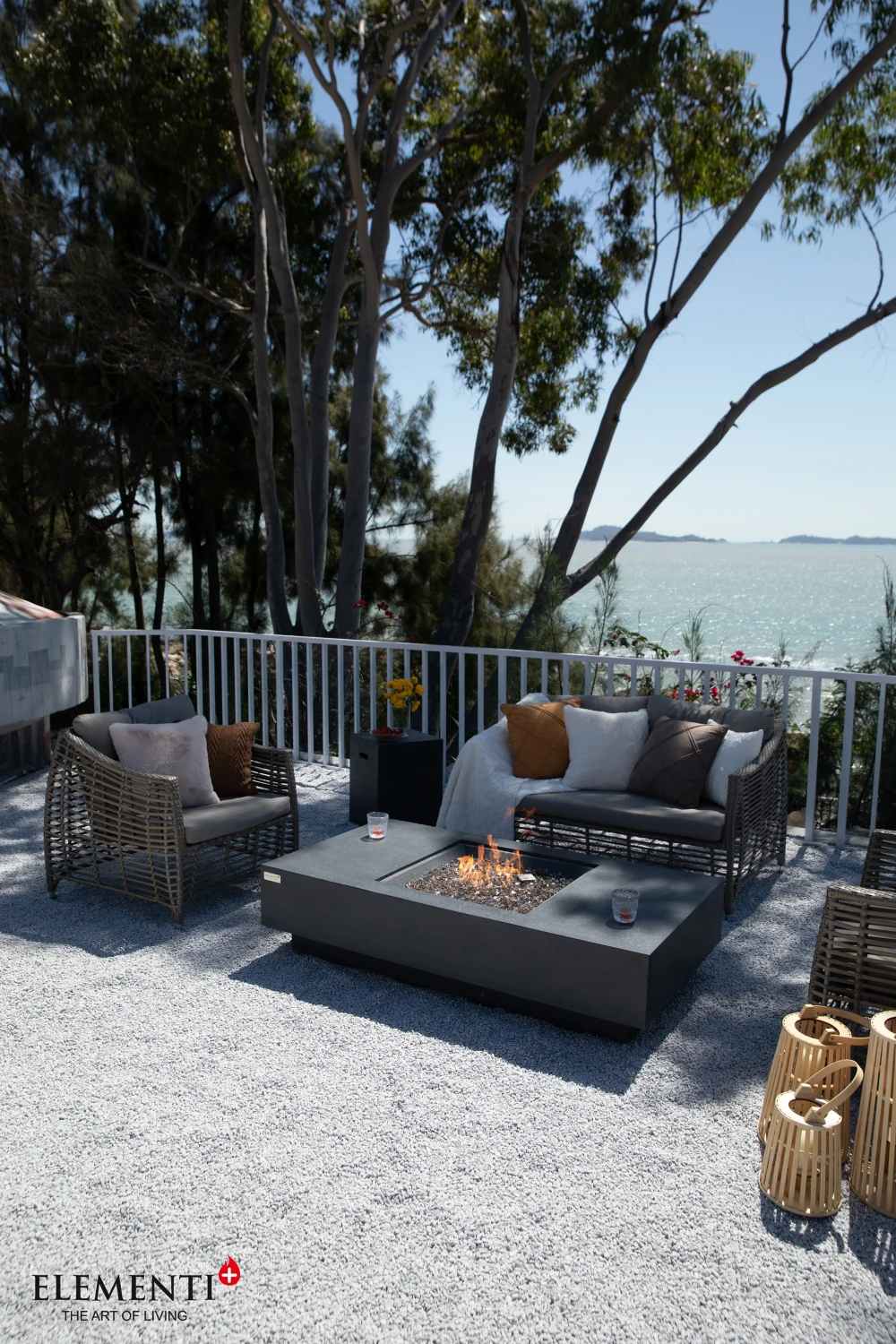 Elementi Fire Cannes Gas Fire Pit Table - Image 7