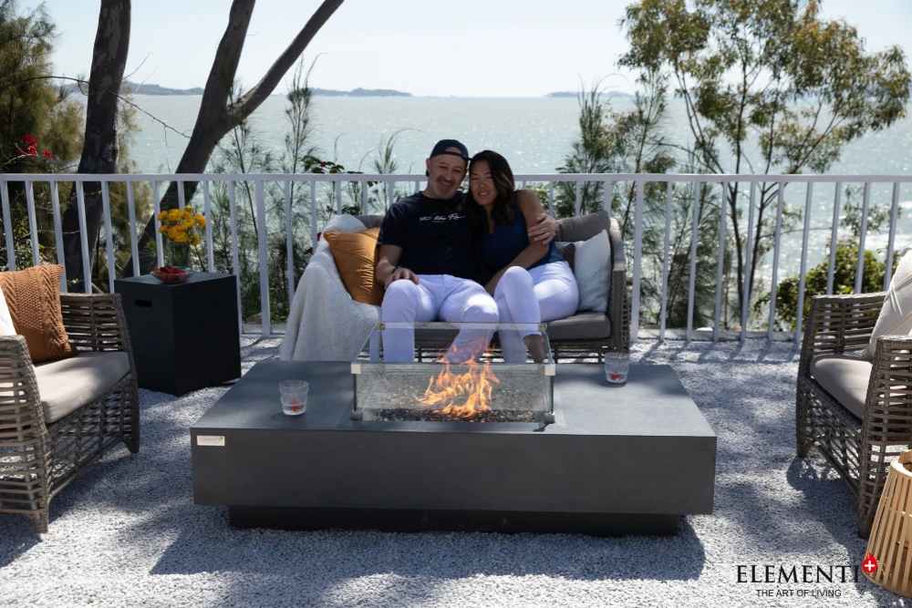 Elementi Fire Cannes Gas Fire Pit Table - Image 9