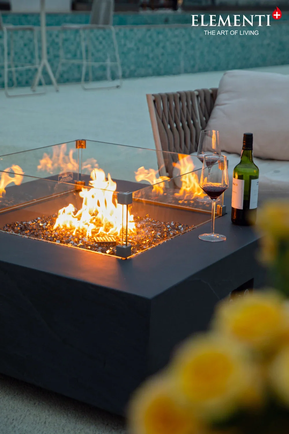 Elementi Fire Roraima Fire Pit Table