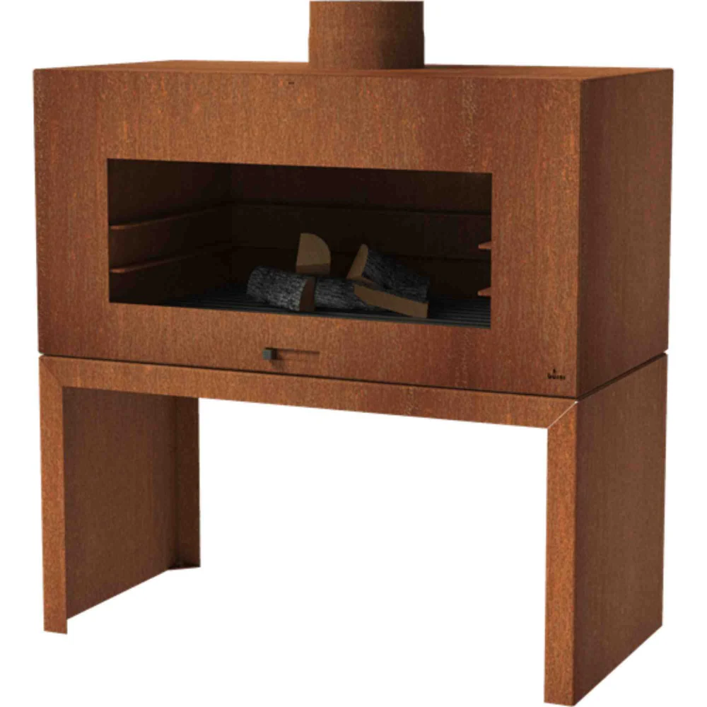 Adezz Forno Enok Outdoor Fireplace in Corten Steel - Image 11