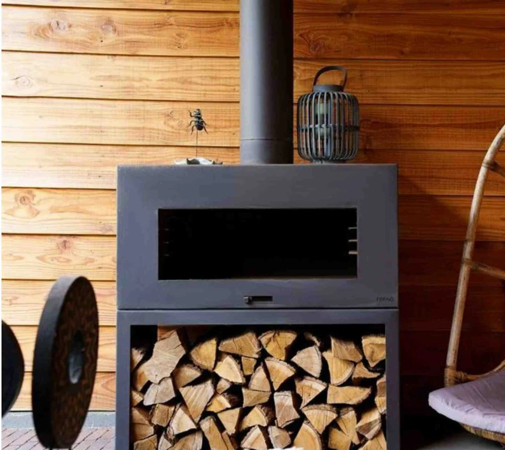 Adezz Forno Enok Outdoor Fireplace in Corten Steel - Image 6