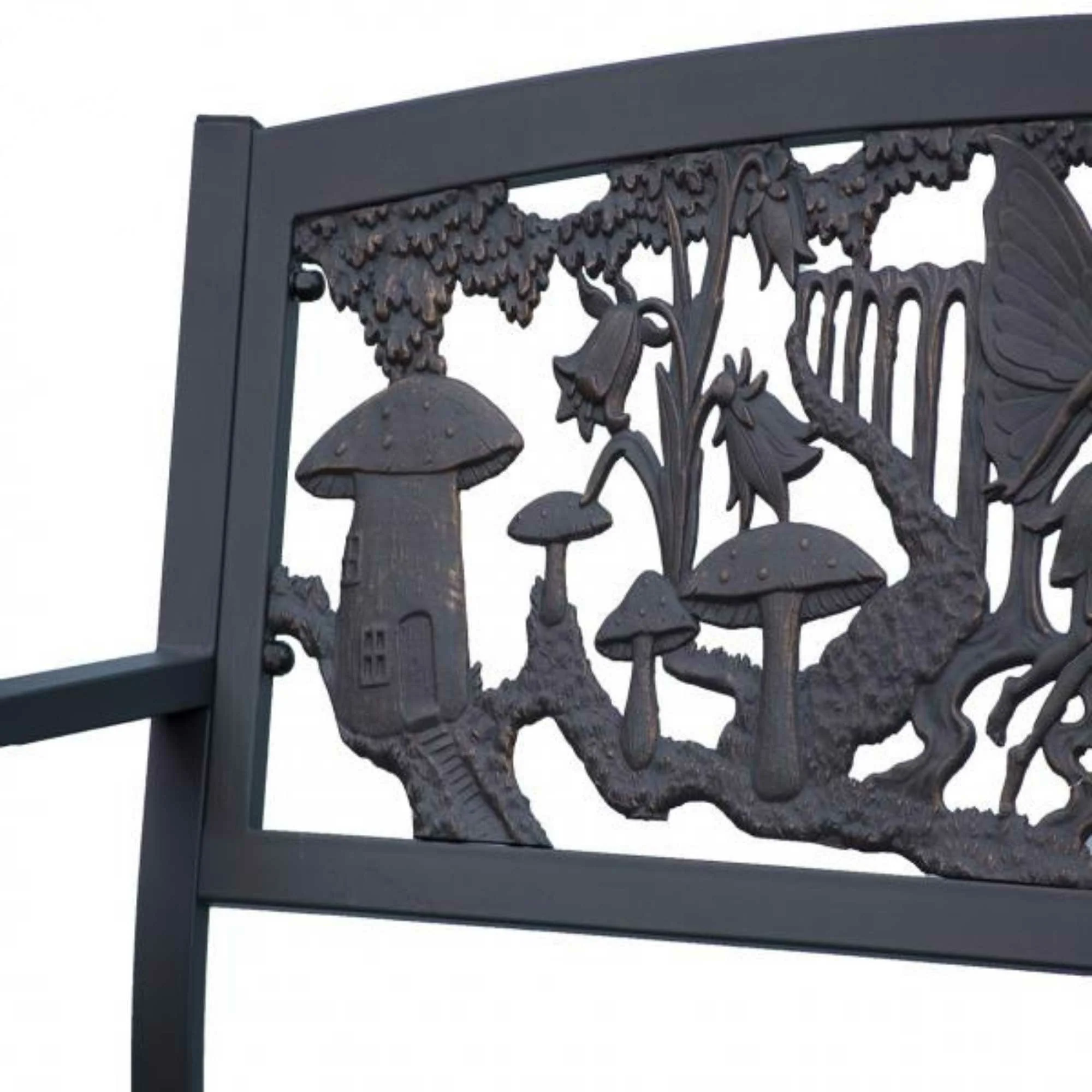 Gardeco Cast Iron Bench Fairies - Image 3