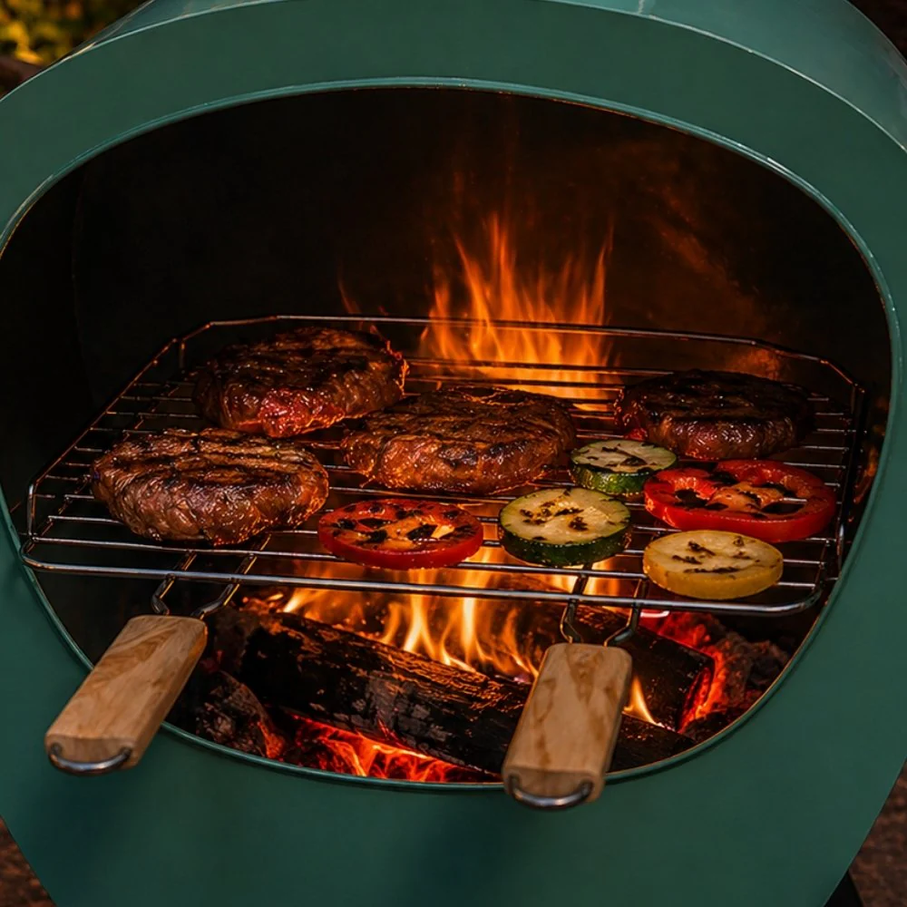 Gardeco Stainless Steel 2 Handled BBQ Grill