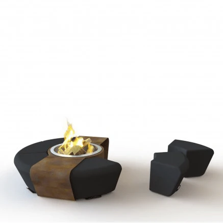 GlammFire Circus Fire Pit with Seating - Image 11