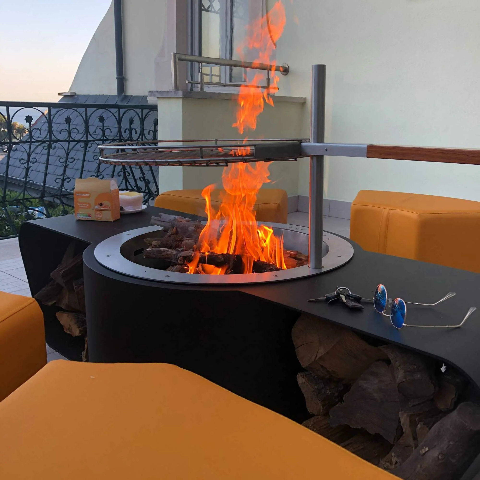 GlammFire Circus Fire Pit with Seating - Image 9
