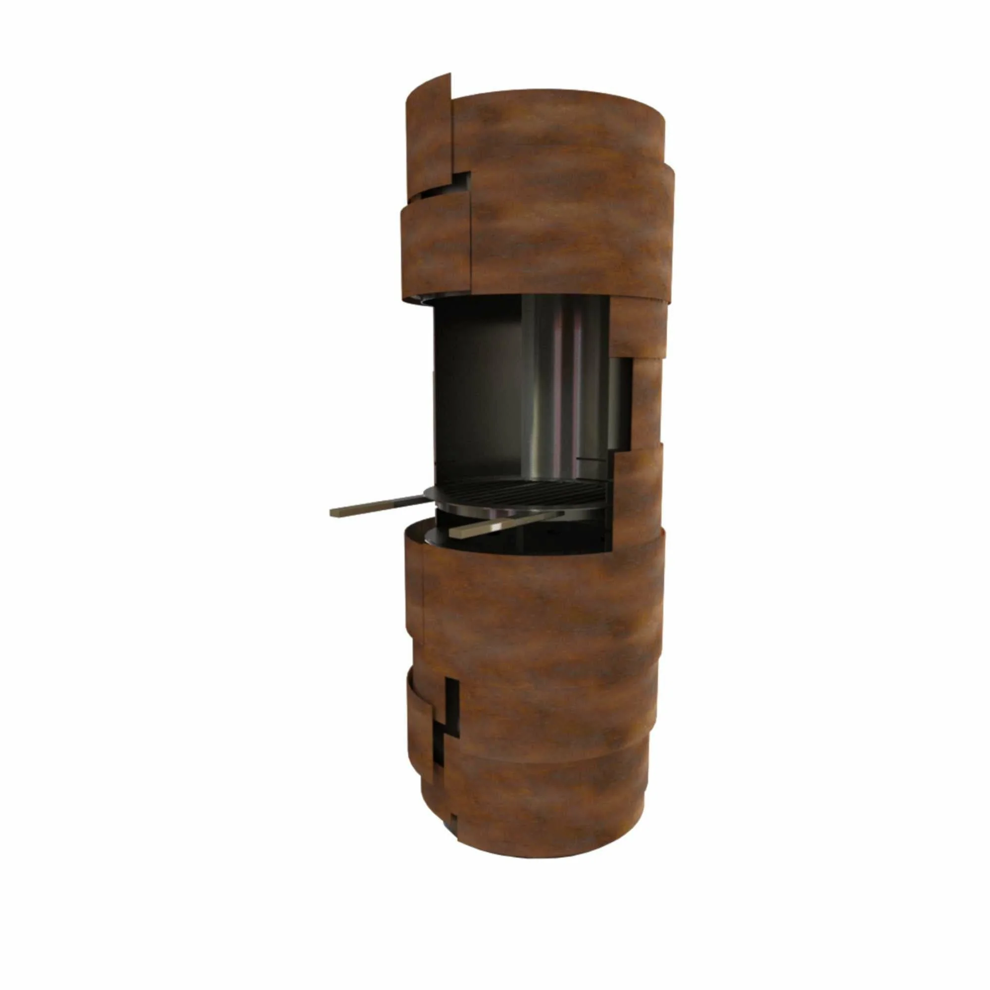 GlammFire Intermezzo Corten Steel BBQ Grill - Image 2
