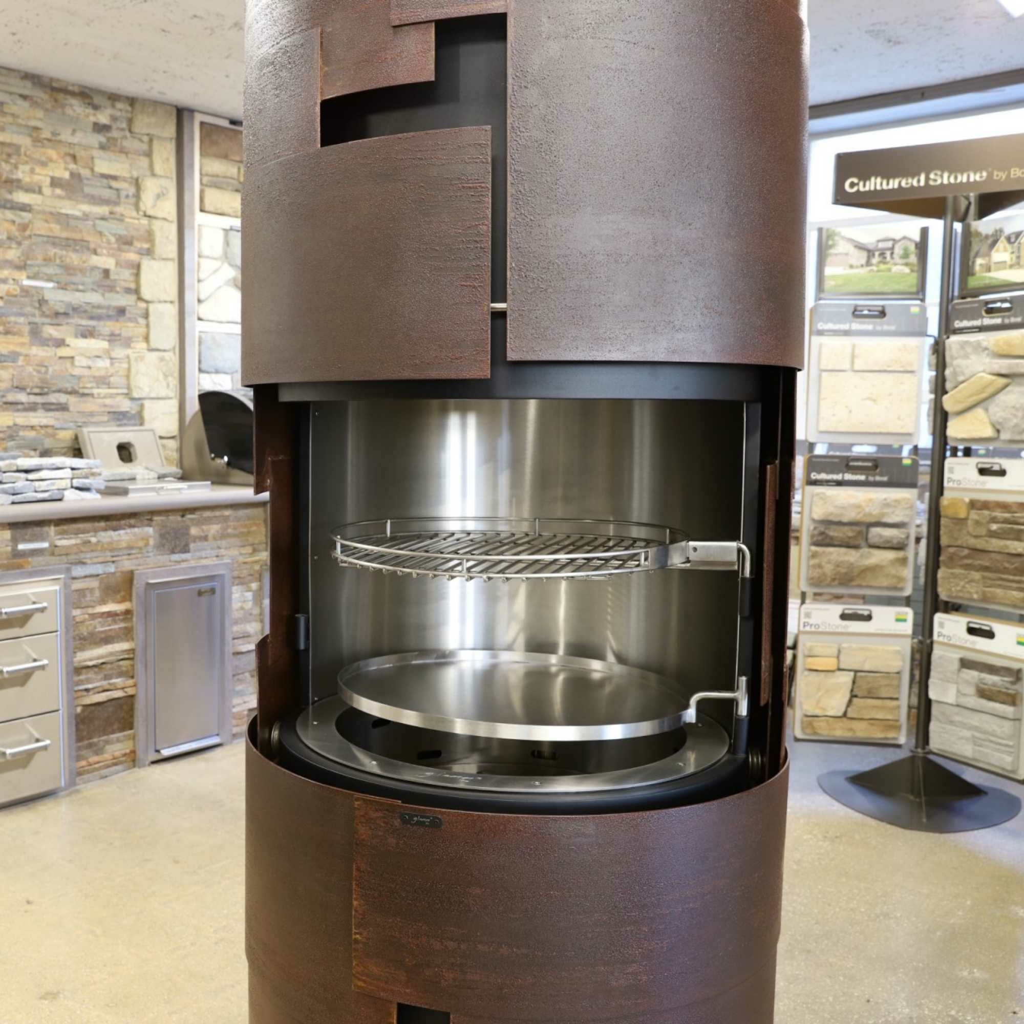 GlammFire Intermezzo Corten Steel BBQ Grill - Image 3