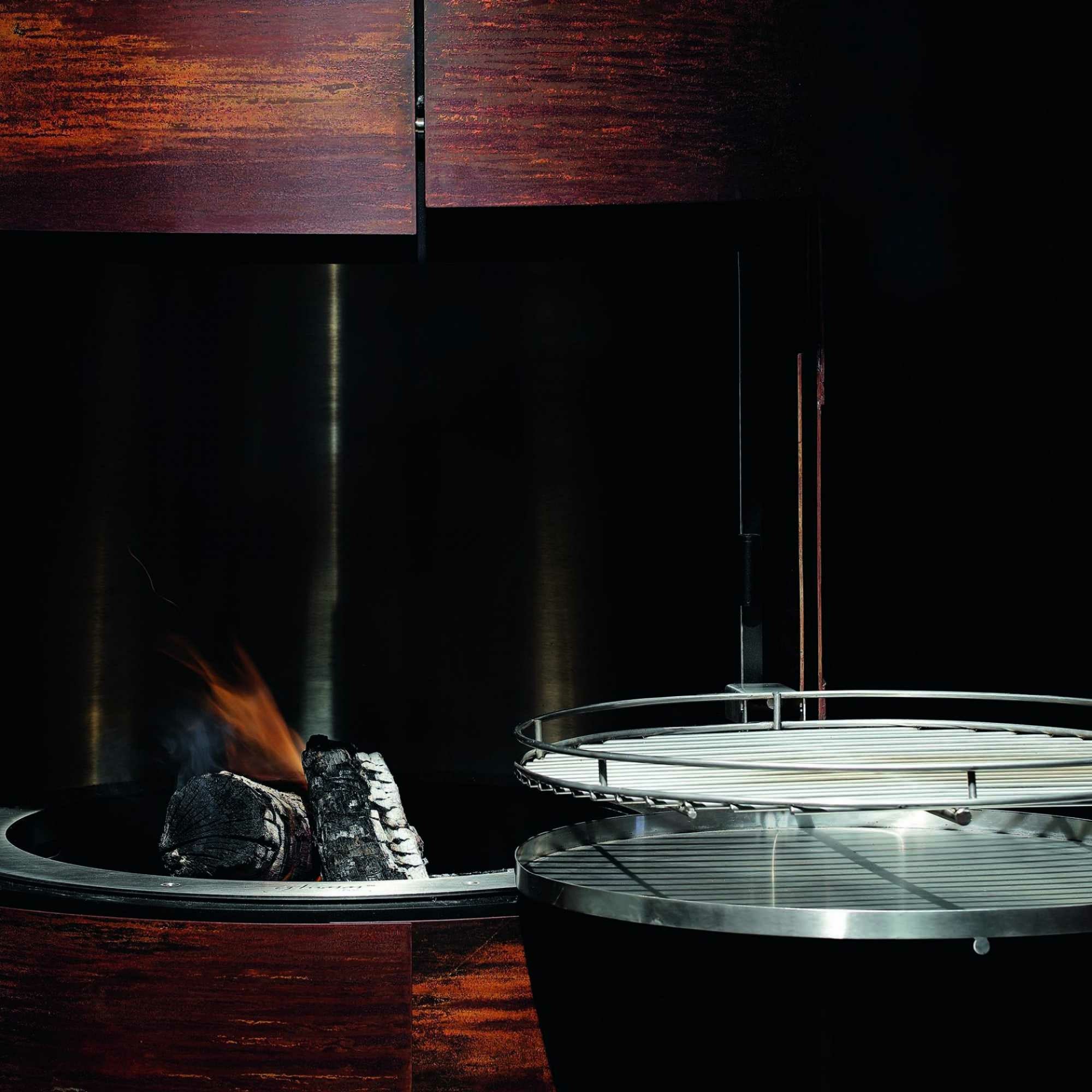 GlammFire Intermezzo Corten Steel BBQ Grill - Image 6
