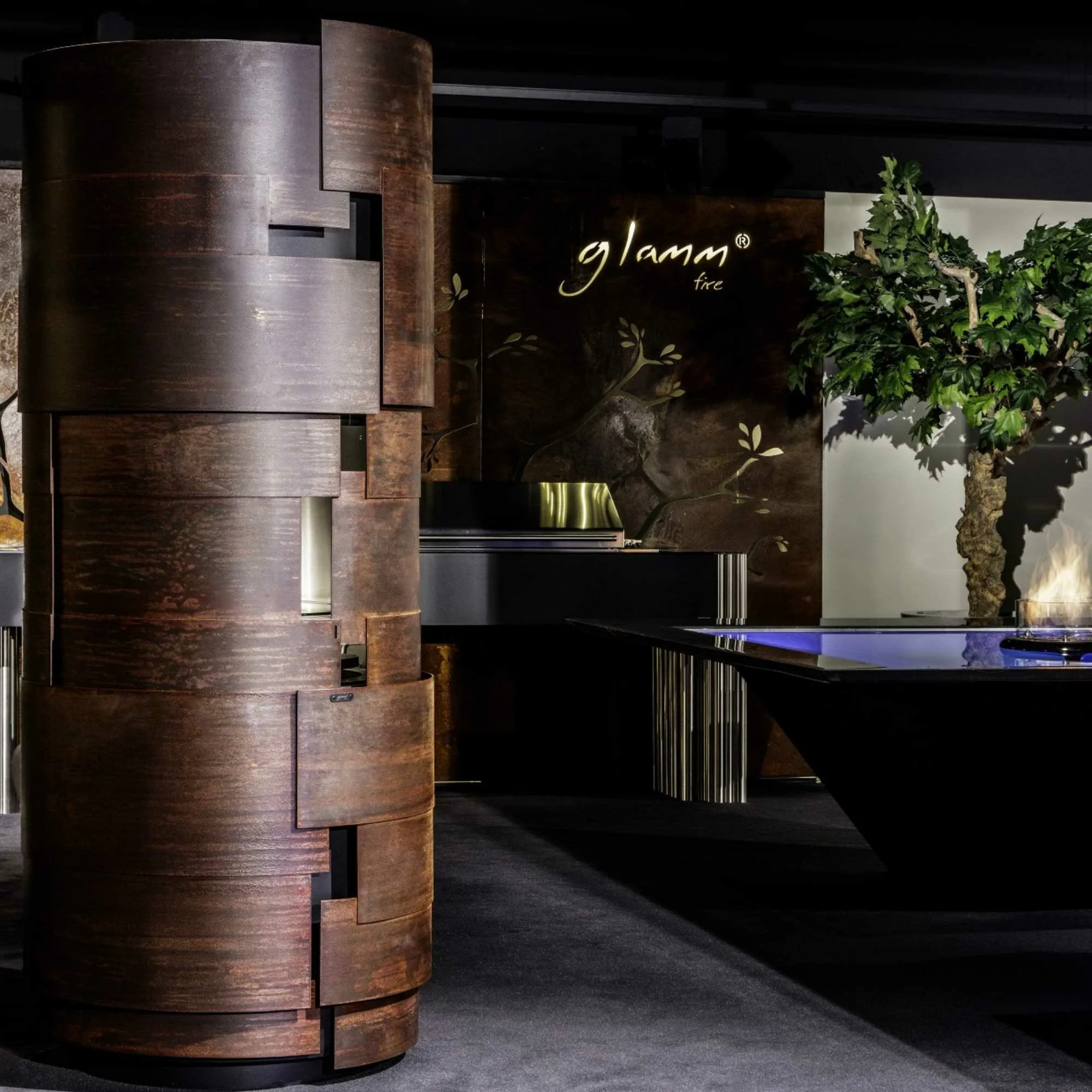 GlammFire Intermezzo Corten Steel BBQ Grill - Image 7