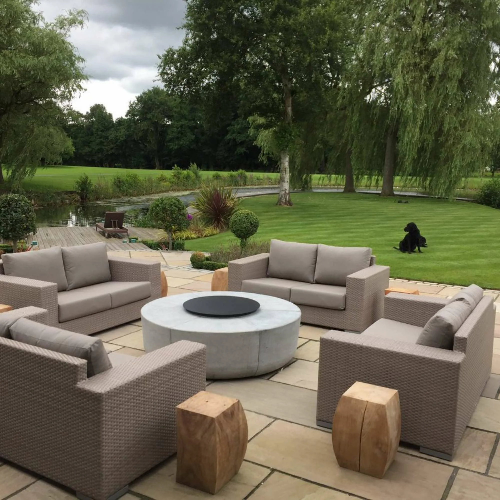 GlammFire Zarzuela Fire Pit and BBQ Grill - Image 5