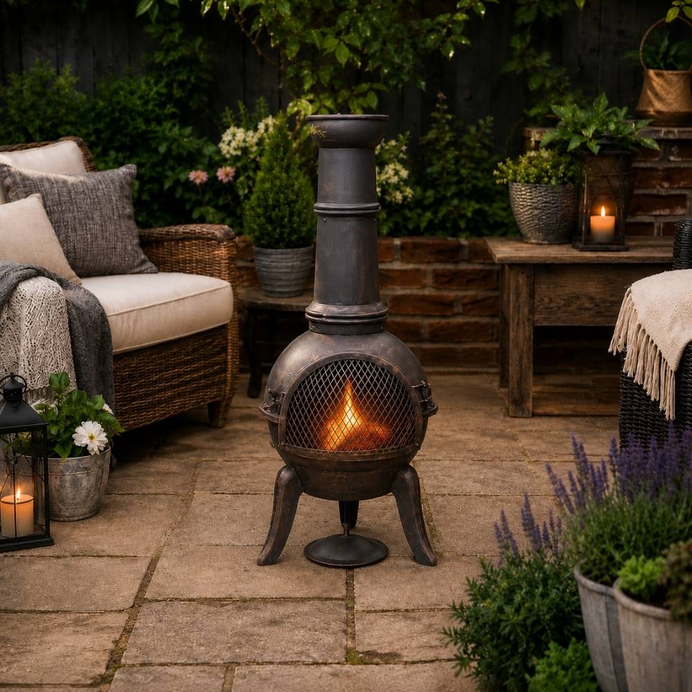 Gardeco Granada Cast Iron Chimenea - Image 4