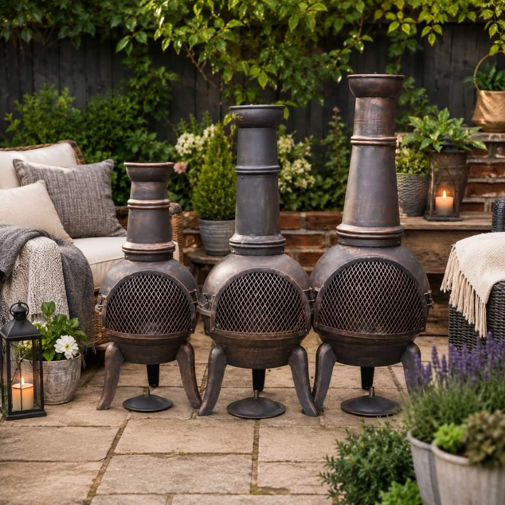 Gardeco Granada Cast Iron Chimenea - Image 5