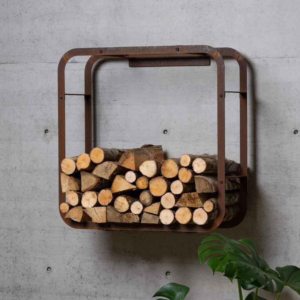 GrillSymbol Ake Corten Steel Wood Storage - Image 4