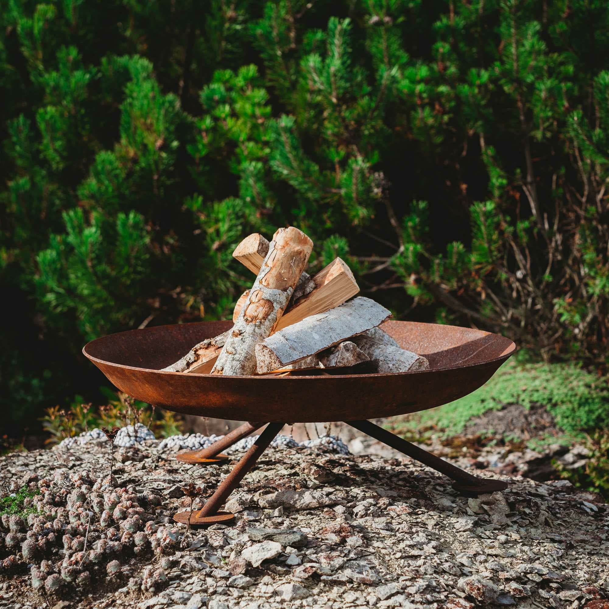 GrillSymbol Alta Corten Steel Fire Pit - Image 3