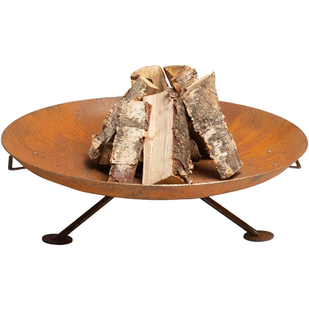 GrillSymbol Alta XL Corten Steel Fire Pit - Image 2