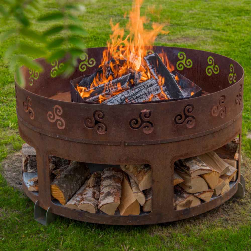 GrillSymbol Antigo Corten Steel Fire Pit - Image 3