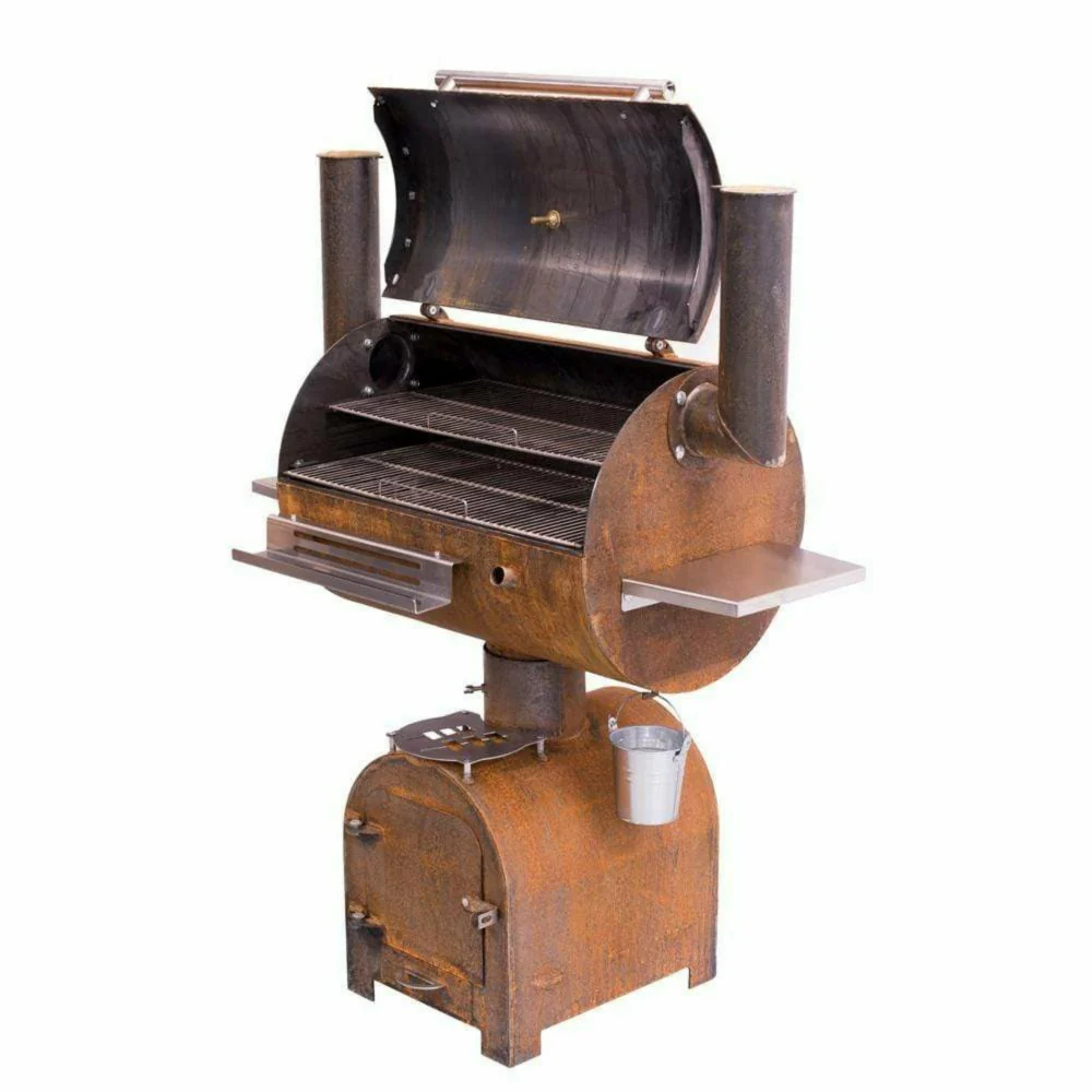 GrillSymbol Smoky Beast Corten BBQ Smoker and Smoker Grill - Image 10