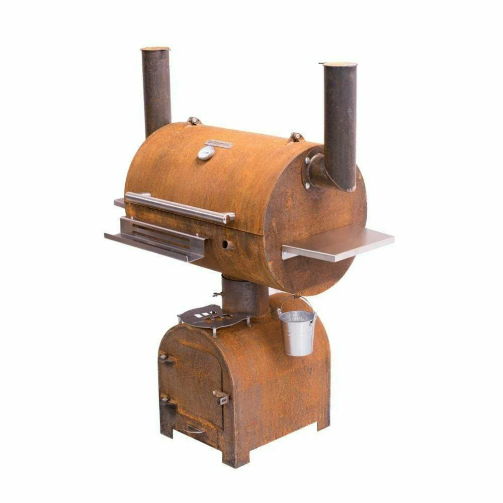 GrillSymbol Smoky Beast Corten BBQ Smoker and Smoker Grill - Image 13