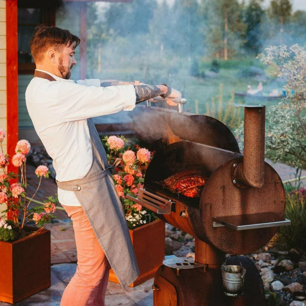 GrillSymbol Smoky Beast Corten BBQ Smoker and Smoker Grill - Image 7