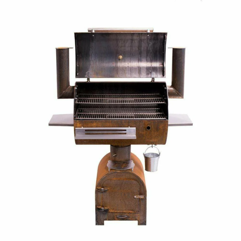 GrillSymbol Smoky Beast Corten BBQ Smoker and Smoker Grill - Image 9