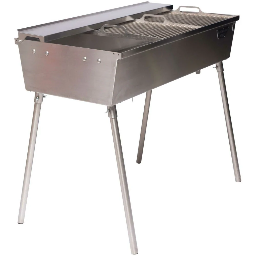 GrillSymbol Chef XXL Silver Charcoal Barbecue - Image 4