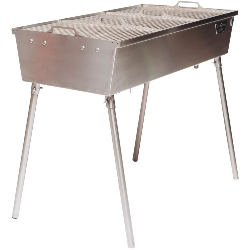 GrillSymbol Chef XXL Silver Charcoal Barbecue - Image 5
