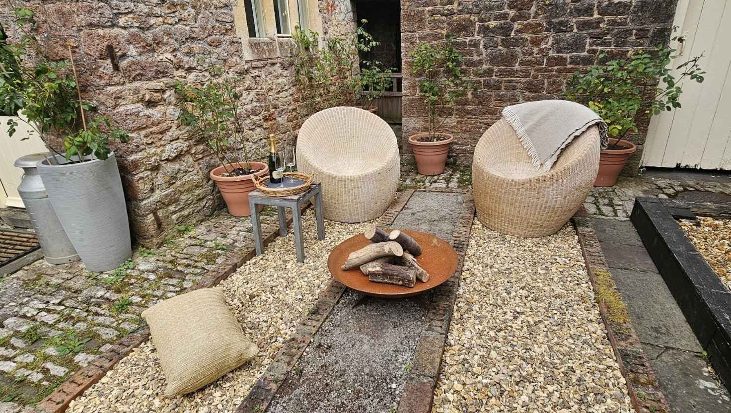 GrillSymbol Chiaro Fire Pit in Durable Corten Steel 67cm - Image 4