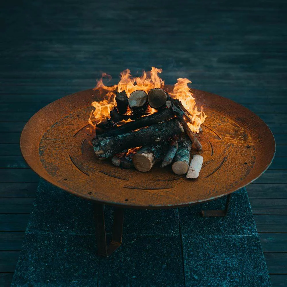 GrillSymbol Elegante XL Fire Pit Corten Steel 95cm - Image 4