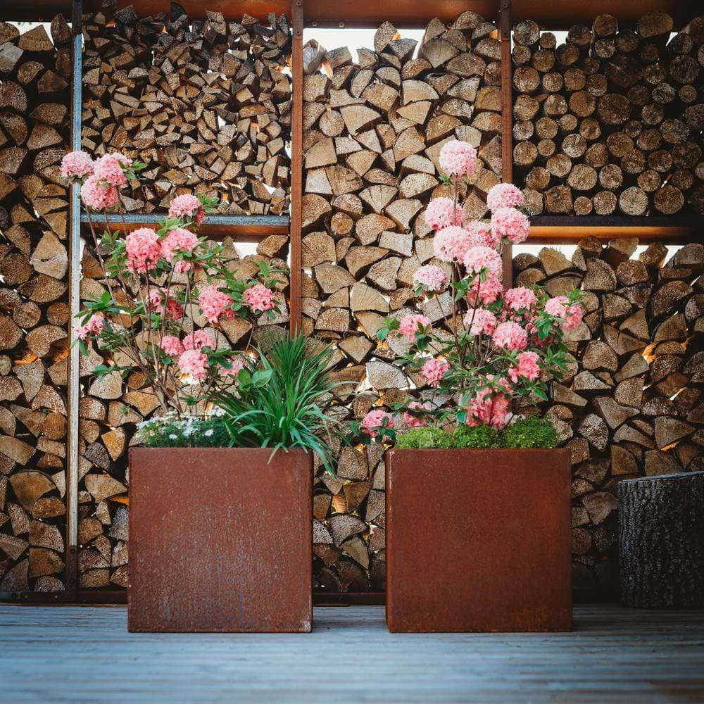 GrillSymbol Clara Corten Steel Planter in M, L or XL - Image 5