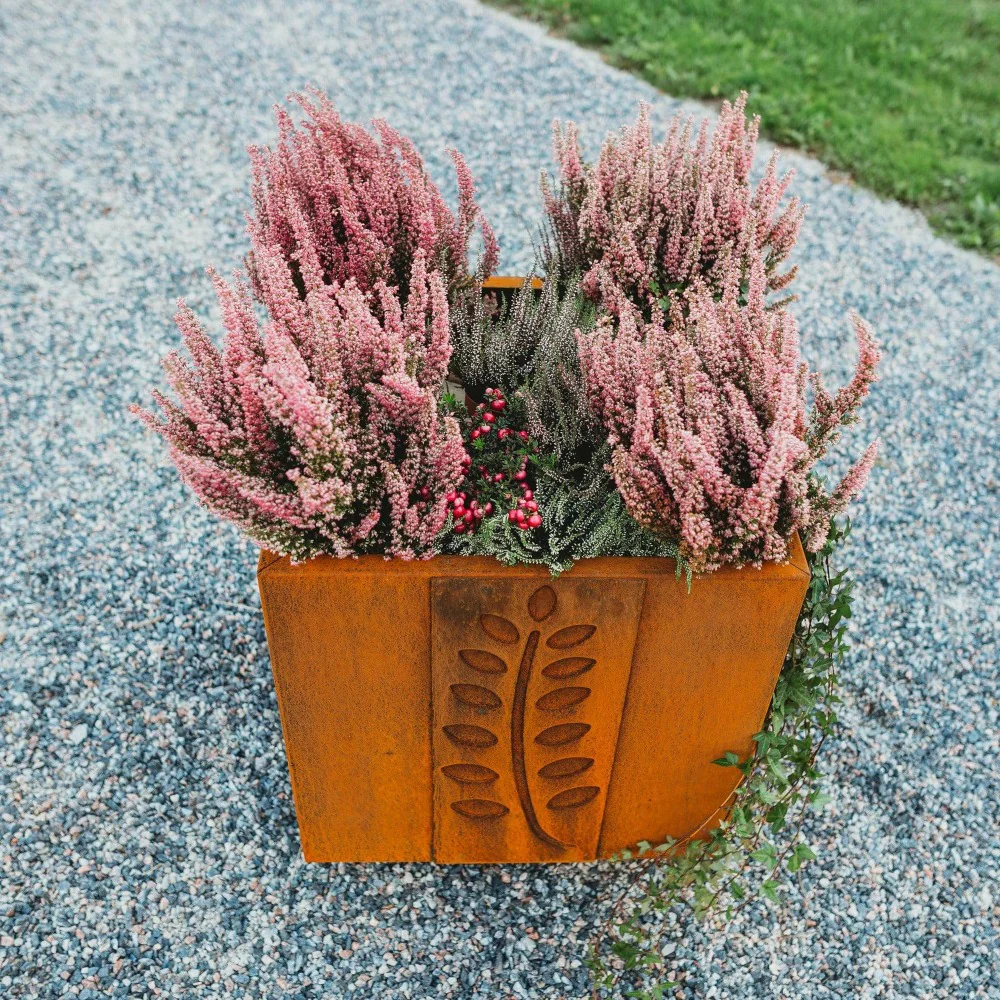 GrillSymbol Fat Ballerina Corten Steel Planters - Image 5