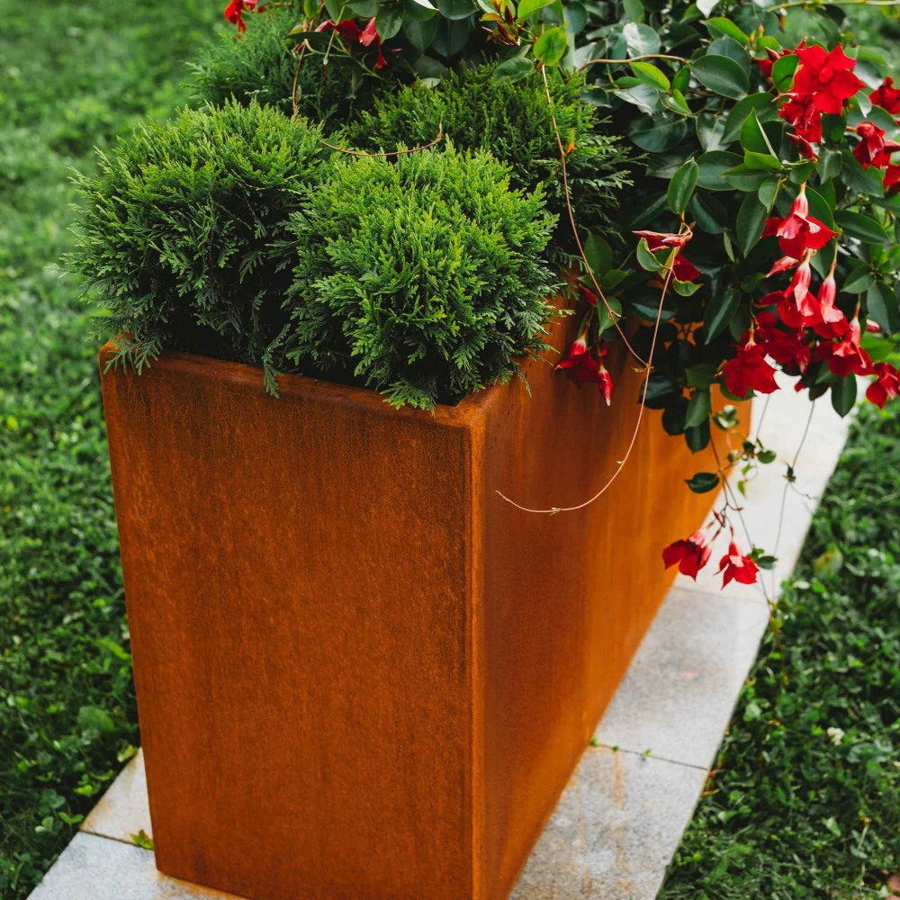 GrillSymbol Lilly Corten Steel Planter - Image 3