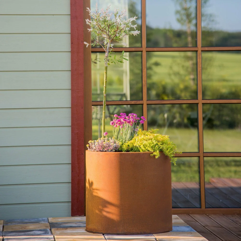 GrillSymbol Meri, Myy and Mia Planters in Corten Steel - Image 4