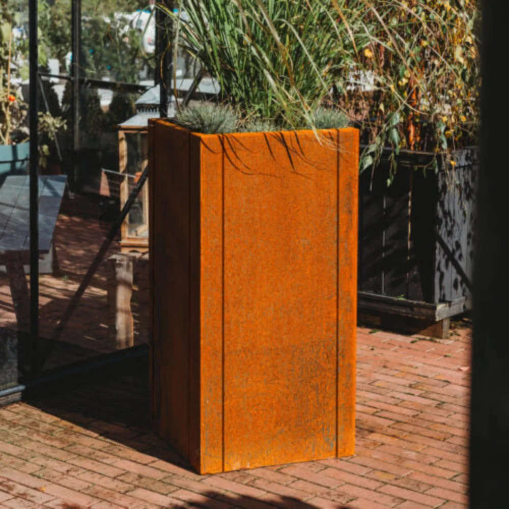 GrillSymbol Manhattan Corten Planter Set of 2 - Image 4