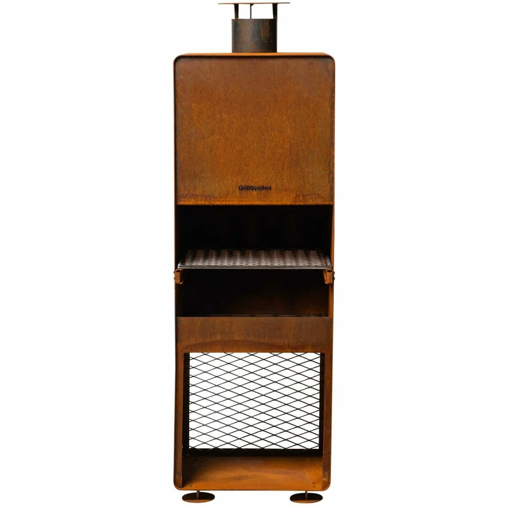 GrillSymbol Enzo Corten Steel Outdoor Fireplace - Image 5