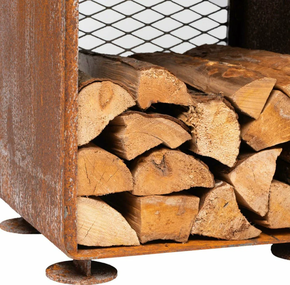 GrillSymbol Enzo Corten Steel Outdoor Fireplace - Image 6