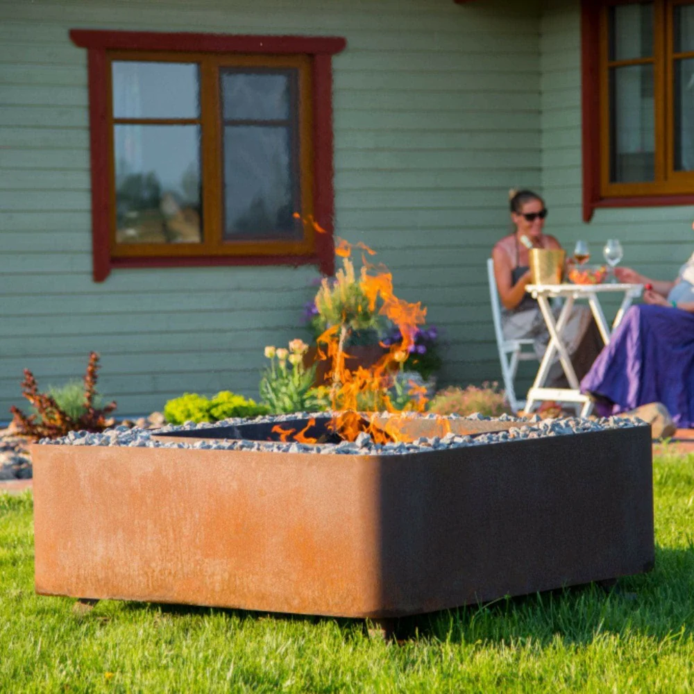 GrillSymbol Fogo Fire Pit Corten Steel 120cm - Image 4