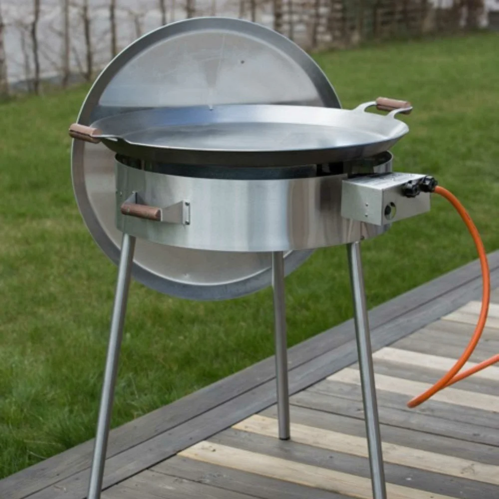 GrillSymbol PRO-720 inox Outdoor Paella Gas Pan Set - Image 11