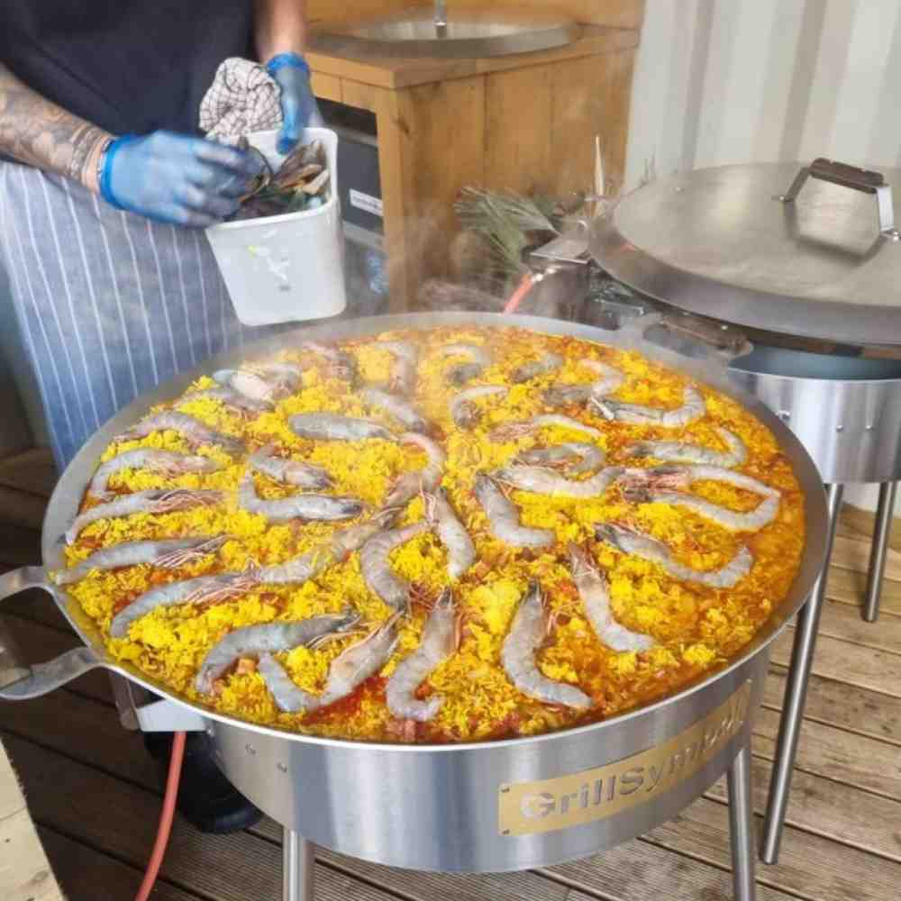GrillSymbol PRO-720 inox Outdoor Paella Gas Pan Set - Image 5