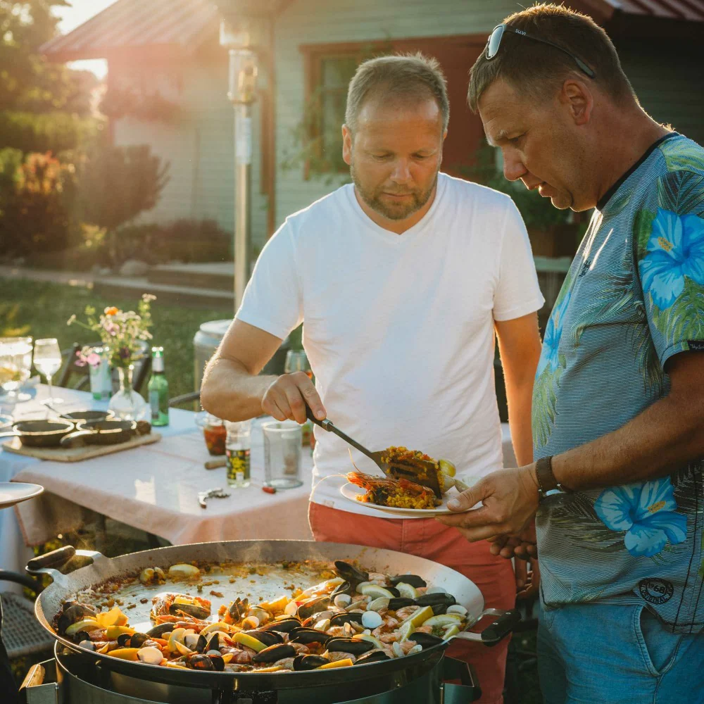 GrillSymbol PRO-720 inox Outdoor Paella Gas Pan Set - Image 6