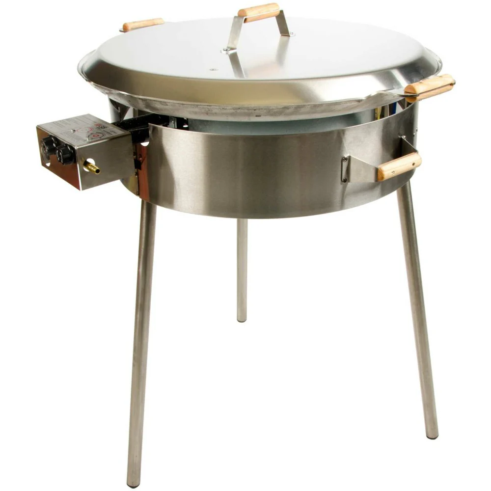 GrillSymbol PRO-720 inox Outdoor Paella Gas Pan Set - Image 7