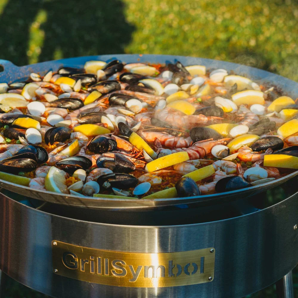 GrillSymbol PRO-720 inox Outdoor Paella Gas Pan Set - Image 8
