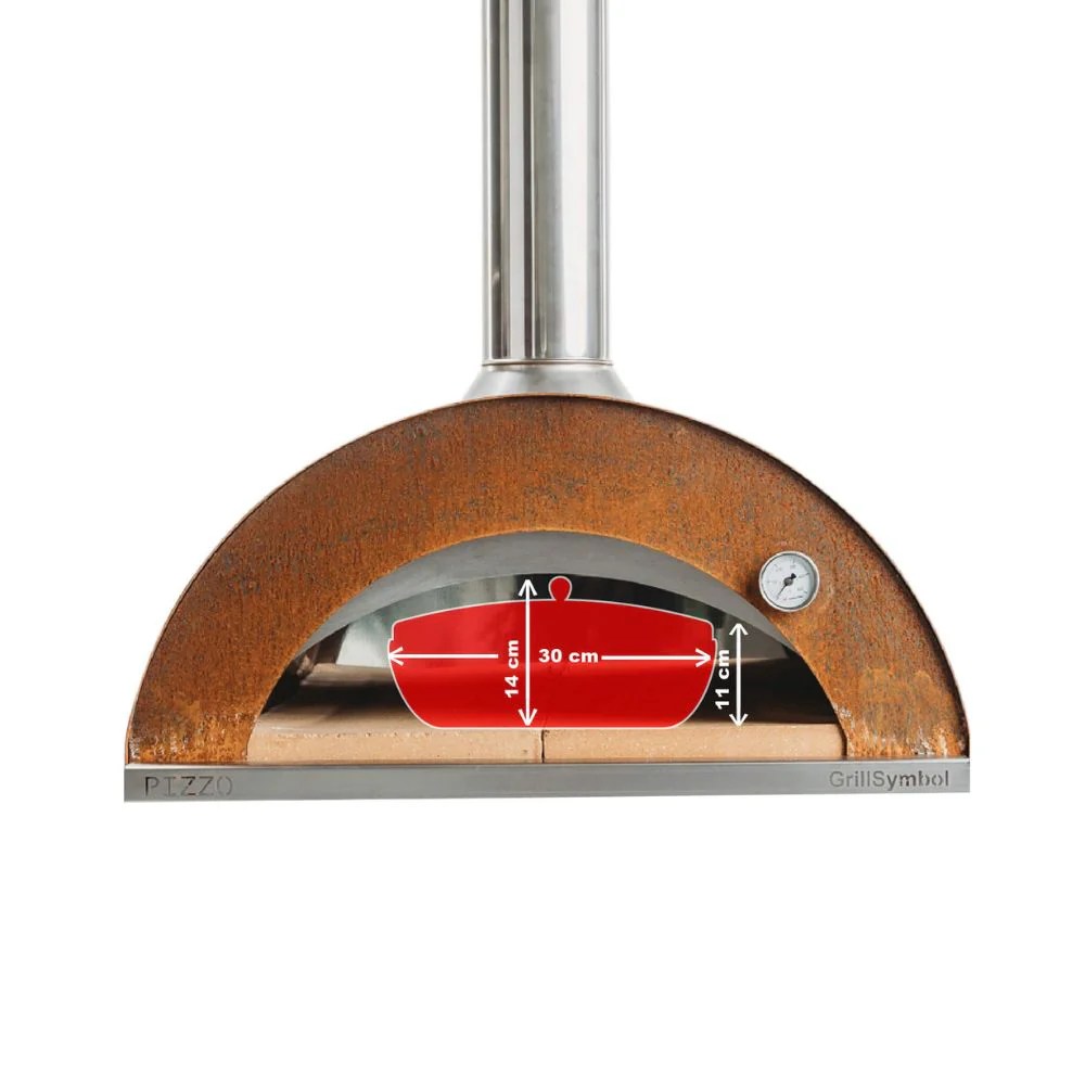 Grillsymbol Pizzo Corten Steel Pizza Oven and Stand - Image 6