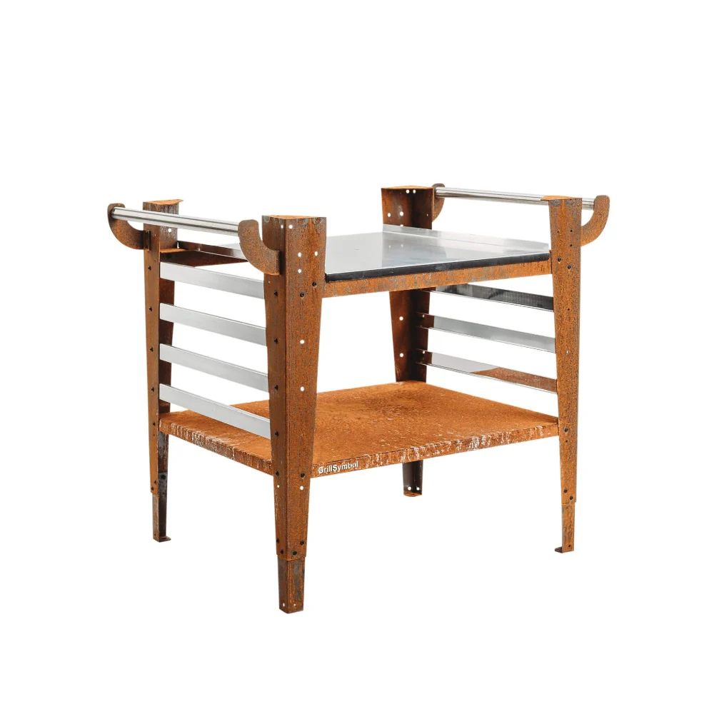 Grillsymbol Baso Corten Steel Pizza Oven Stand - Image 2