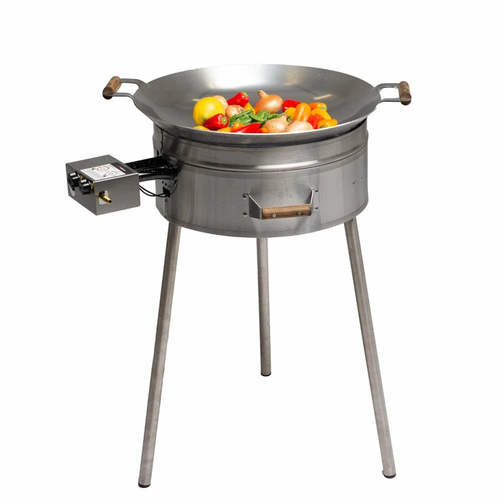 GrillSymbol Outdoor Wok Gas Pan Sets in Four Sizes - Image 3
