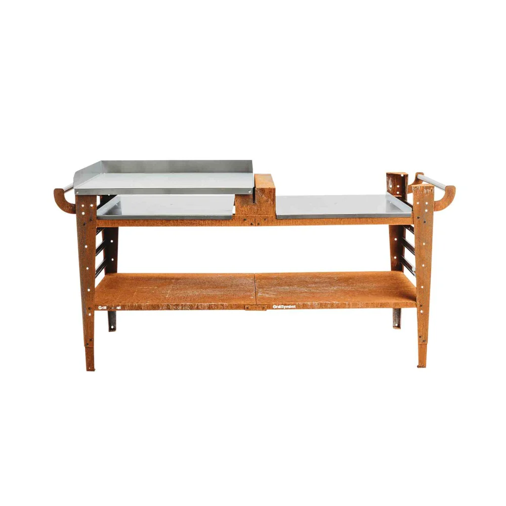GrillSymbol Baso XL Corten Steel Side Table - Image 2